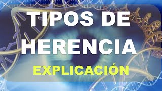 Tipos de herencia Dominante vs Recesiva Explicación [upl. by Oram]