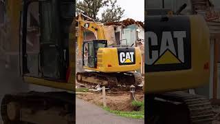 Old Farmhouse Teardown Timelapse  In Less Than 1 Minute [upl. by Chapel428]