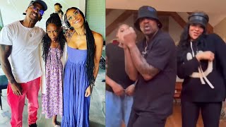 Stevie J and Mimi Faust are dancing with their daughter Eva Giselle in a lovely video [upl. by Ynnig344]