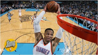 Russell Westbrooks angriest dunks  The Jump [upl. by Yrian]