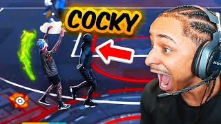 I SHUT UP COCKY POST SCORER AFTER RUINING 4000 RECORD NBA 2K24 [upl. by Onifur]