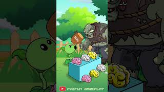 Plants vs Zombies play the game of placing brains in the correct position  Funny Animation 🤣🤣🤣 [upl. by Eiznyl844]