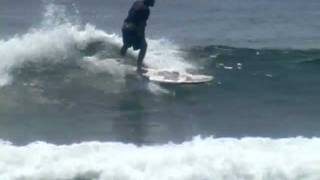 Longboard Surfing Corky Carroll at La Saladita [upl. by Attesor650]