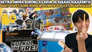 KETIKA ANDRA BORONG ES KRIM SE KULKAS KULKASNYA BUAT DAPET KODE REDEEM DI INDOFOOD ICE CREAM KULKUL [upl. by Rosenkranz]