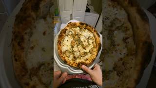 ROASTED GARLIC ROSEMARY POTATO PIZZA ON CRISPY SOURDOUGH CRUST pizza asmr food cooking shorts [upl. by Yenrab]