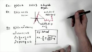 Andragradspolynom PQformeln och diskriminanten [upl. by Fulbert532]