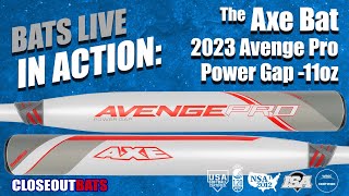 HITTING Axe Bat Avenge Pro Infrared Fastpitch Bat L158JR 10oz 11oz 2023 [upl. by Jurdi]