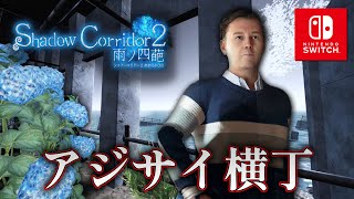 【ホラー】スイッチ版 黒い人影が徘徊するアジサイ横丁を攻略！ Switch版 アジサイ横丁 04【Shadow Corridor 2 雨ノ四葩】 [upl. by Nebuer530]