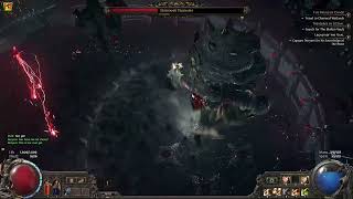 PoE 2 Last boss Act 6Witch Hunter grenadier build [upl. by Iline]