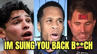 Ryan Garcia COUNTER SUES Devin Haney  Eddie Hearn Is quotFAKE amp BACK STABBERquot [upl. by Laurance652]