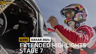 Extended highlights  Stage 7  Dakar  w2rc [upl. by Aneerbas]