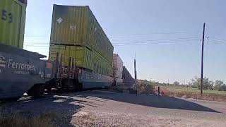 Intermodal México Mexicali FXE 4633 Rumbo Norte [upl. by Philbo428]