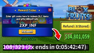 NEW CODES ALL NEW WORKING CODES IN BLOX FRUITS 2024 BLOX FRUITS CODES 2X EXP CODES [upl. by Longmire648]