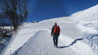 Heinzenberg  Glaspass  Eine Winterwanderung zum Geniessen  2 Febr 2022 [upl. by Aracot]