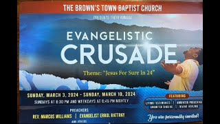 BTBC Evangelistic Crusade Service  10032024 [upl. by Aissert]