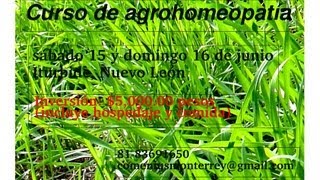 Curso de Agrohomeopatía [upl. by Aroel]