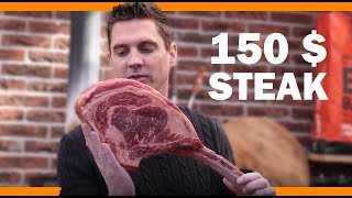 How to grill a 150 Tomahawk Steak [upl. by Yelrac622]