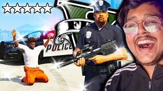 PLAYING AS A POLICE OFFICER in GTA V [upl. by Rudich]