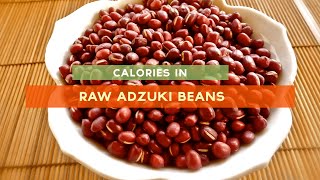 Calories in adzuki beans raw adzuki bean soup and stew [upl. by Hsitirb]