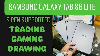 SAMSUNG GALAXY TAB S6 LITE  STYLUS PEN  GAMING [upl. by Katya384]