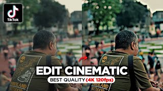 Cara Edit Video Cinematic Hight Quality Di Android  Edit Video Burik Jadi Jernih [upl. by Nylzaj]