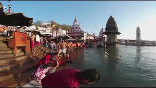 360 degrees of a polluted Ganga River [upl. by Issim]