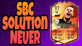 SBC SOLUTION NEUER 97  MADFUT 22 [upl. by Assirac430]