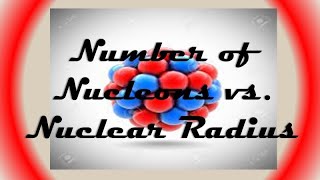 Number of Nucleons vs Nuclear Radius [upl. by Ketti]