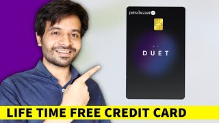 Paisabazaar Duet Credit Card  Unlimited Cashback  Life Time Free 🔥🔥 [upl. by Yekcaj]