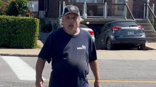 Quebec man hurls racist insults at couple in Montreal while walking through their neighbourhood [upl. by Ahsyak]