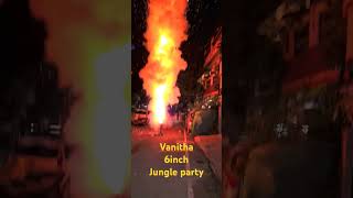 Vanitha Crackers  jungle party 6inch Massive display Niagara Falls [upl. by Ellenrahc]