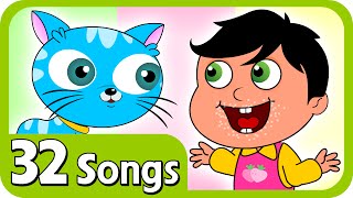 Kids Nursery rhymes  Johny Johny Yes Papa And Lot More Rhymes  32 Songs Compilation For Kids [upl. by Mahalia]