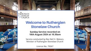 Rutherglen Stonelaw Church Service180824 [upl. by Schechter]