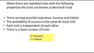 Bernoulli Trials [upl. by Einon]