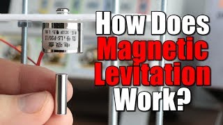 How does Magnetic Levitation work  Crude Levitator circuit [upl. by Idram140]