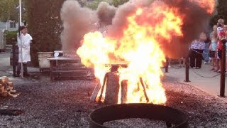 Boil Over at a Pelletiers Fish Boil Door County WI [upl. by Tneicniv949]