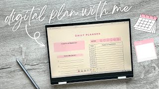 SETTING UP MY DIGITAL PLANNER AS A BEGINNER 📆 how to digital plan on Windows 2in1 Laptop DELL [upl. by Dunc]