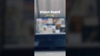 How to make a Vision board Aesthetic Tutorial visionboard2024 [upl. by Jarek5]