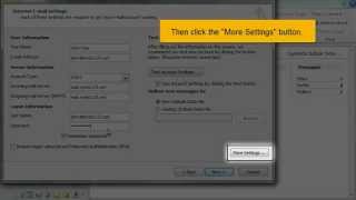 How to Configure POP3 Emailids on Outlook 2010 [upl. by Dub936]