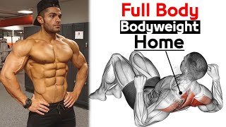 Full Body HOME Bodyweight WORKOUT [upl. by Ttej96]