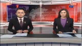 TV1 via BES 1 live streaming  Tourism Malaysia clock and Berita Nasional opener 30112013 [upl. by Ahsikyw]