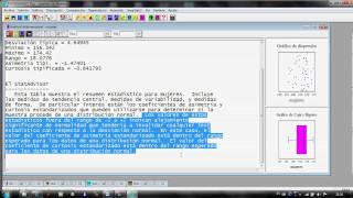 Statgraphics Comparación de dos muestras media y desviación típica [upl. by Pax376]
