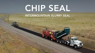 Intermountain Slurry Seal  Chip Seal in Goshen County WY [upl. by Efeek365]