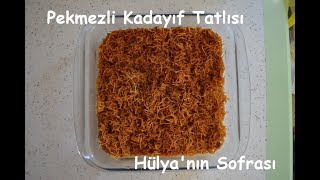 Pekmezli Kadayıf Tatlısı Tarifi Videosu Hülyanın Sofrası [upl. by Hanselka263]