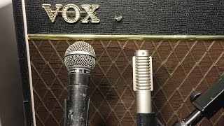 Vintage Shure SM58 vs Royer 121 Microphone [upl. by Primalia]