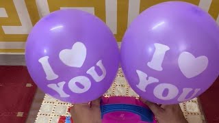 I Love you  colourful Balloons [upl. by Trofmoc]