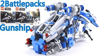 501st Legion Gunship Alternate Build for 2x LEGO 75280  free Build Instructions [upl. by Lledrev494]