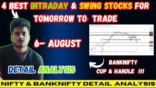 Swing Stocks to Buy Tomorrow  Nifty amp Banknifty Detail Analysis  BIG CRASH  7 August 2024 [upl. by Keily400]