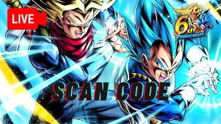 LIVE Dragon Ball Legends SCAN Or SEND Code For Friendly Battles [upl. by Aeila249]