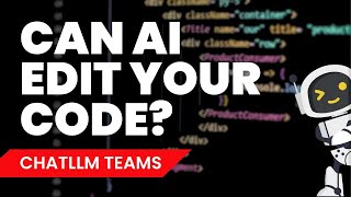 Can AI Really Edit Your Code Exploring ChatLLM Teams Powerful AI Editor [upl. by Il]